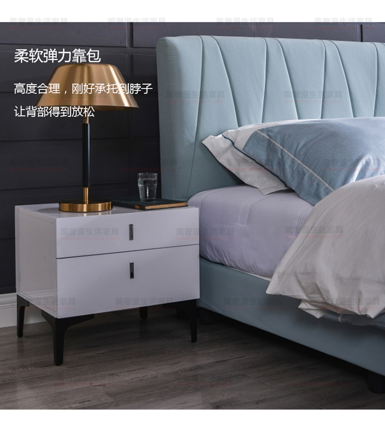 美奢漫科技布軟床XM-H8028-2B（特價(jià)）#