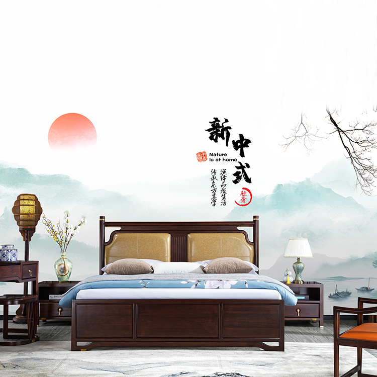 選擇美奢漫新中式實木家具，營造簡潔雅致的禪意空間