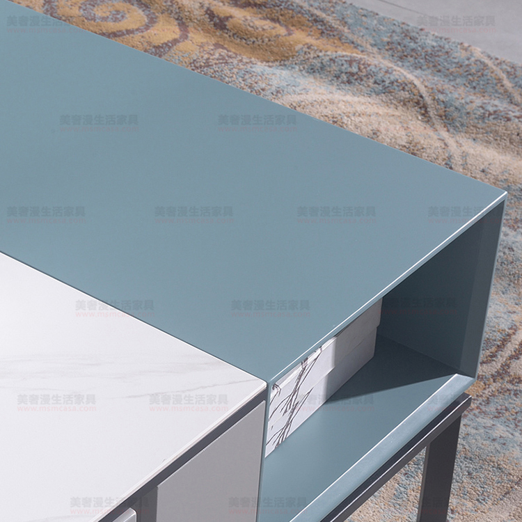 美奢漫極簡巖板茶幾電視柜MQ-2106#